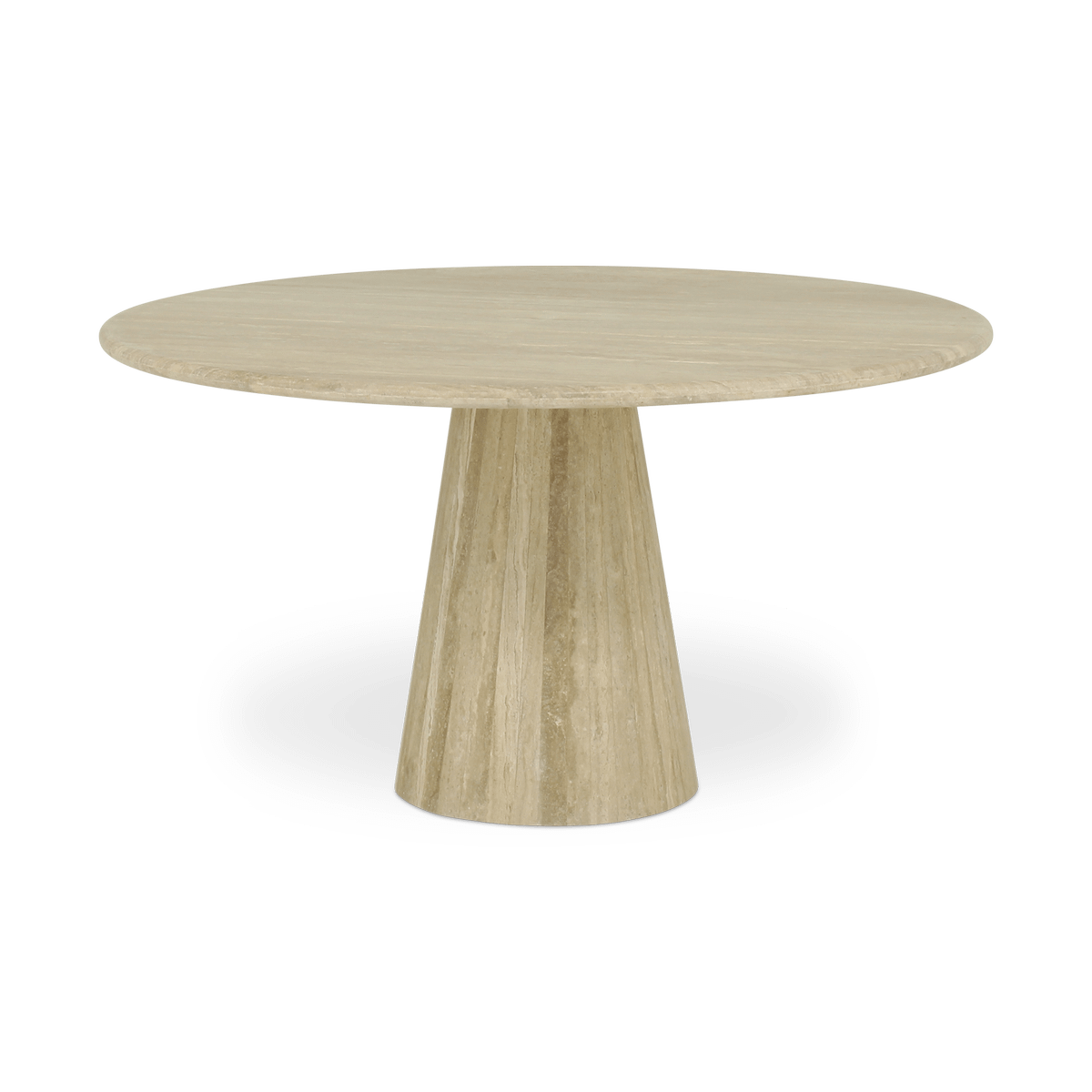 Eettafel ECHO Ø130 Travertin