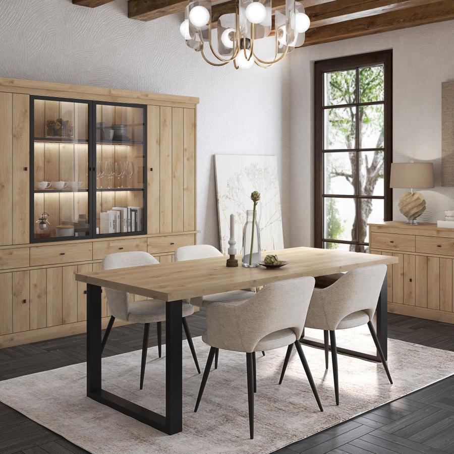 Eettafel CASTELLO Lichte Eik 180x98 Eettafel CASTELLO Lichte Eik 180x98
