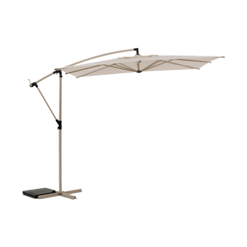Zweefparasol MODENA Vierkant Beige Zweefparasol MODENA Vierkant Beige