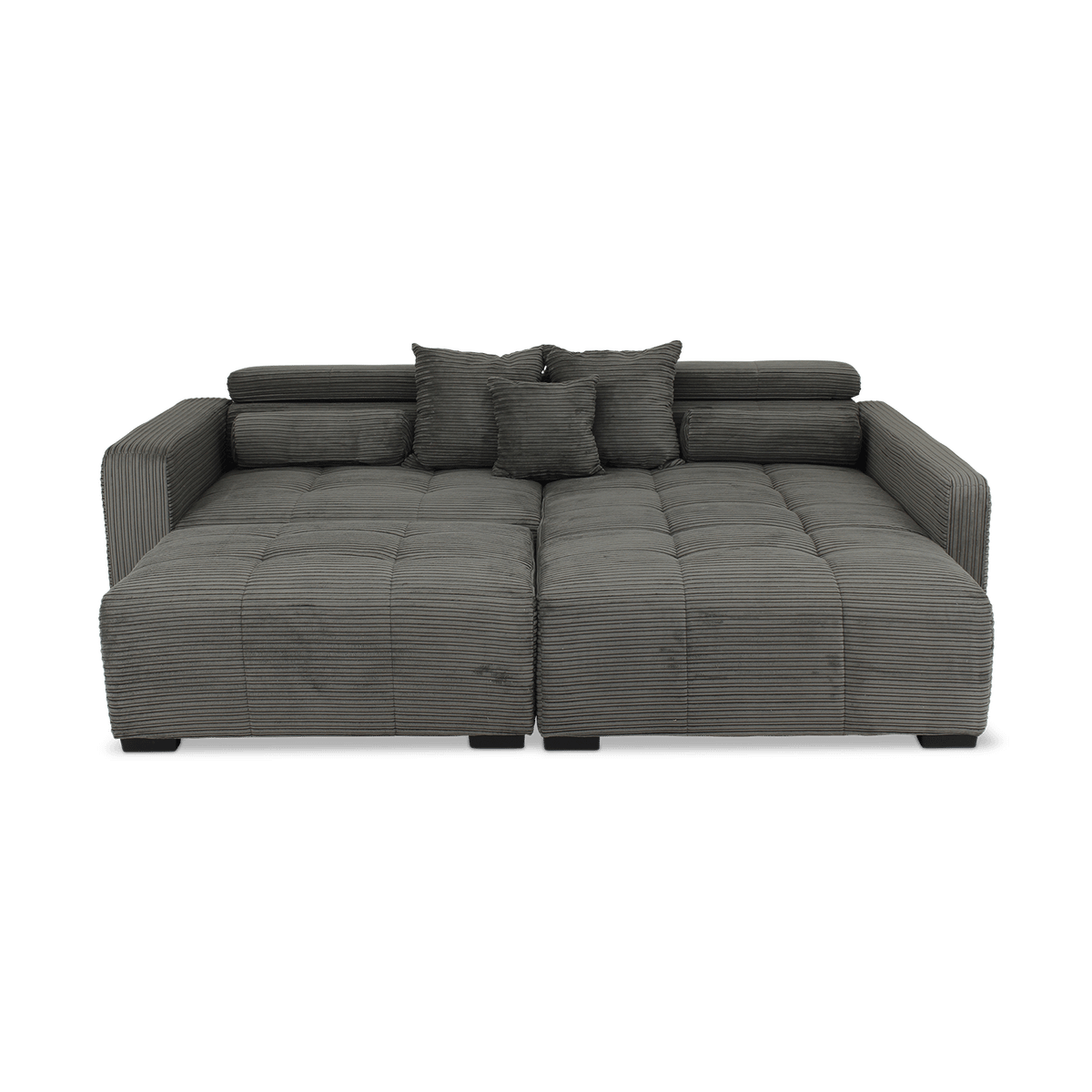Hoeksalon LORETO Donkergrijs B283-L231