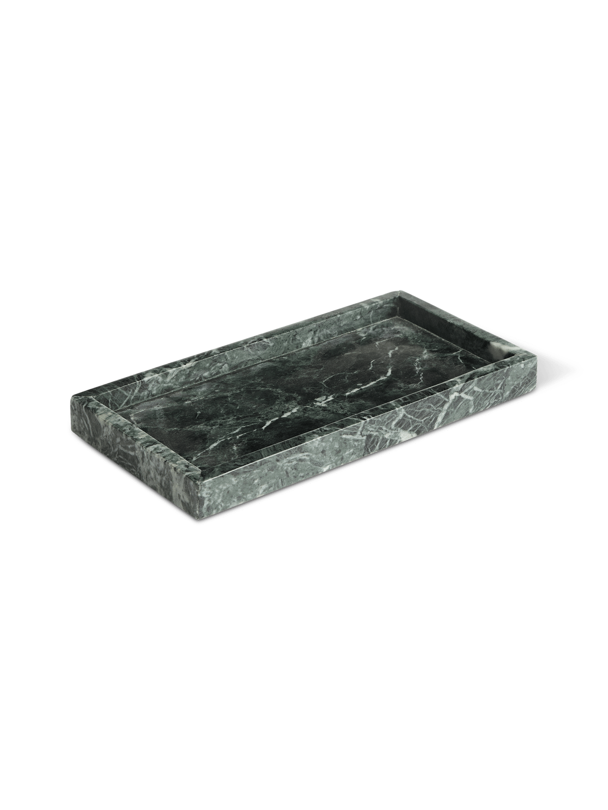Serela groen dienblad van marmer 35 x 18 cm