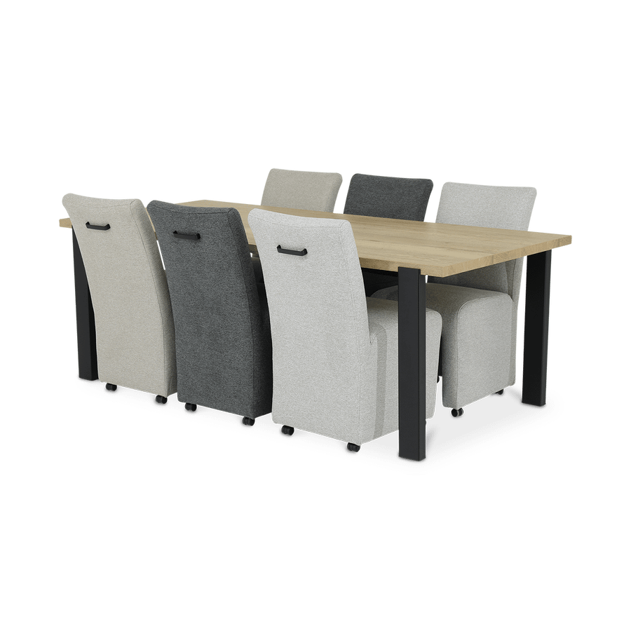 Eettafel BIGFOOT Natur 220x100 Eettafel BIGFOOT Natur 220x100