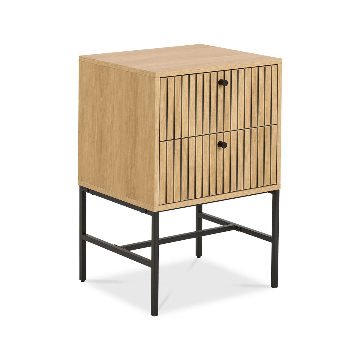 Nachttafel FIEBE 2L Decor Eik B46