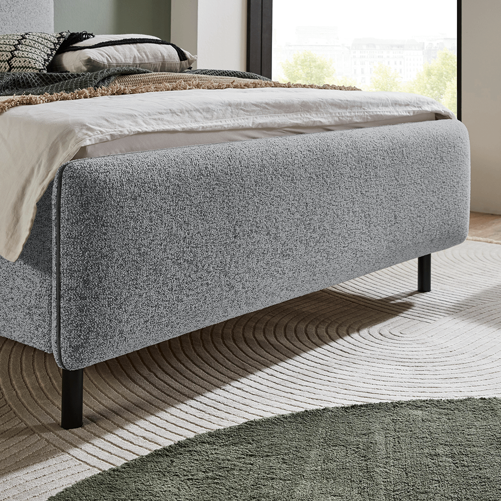 Bedkader ZEGER Lichtgrijs 140x200 Bedkader ZEGER Lichtgrijs 140x200