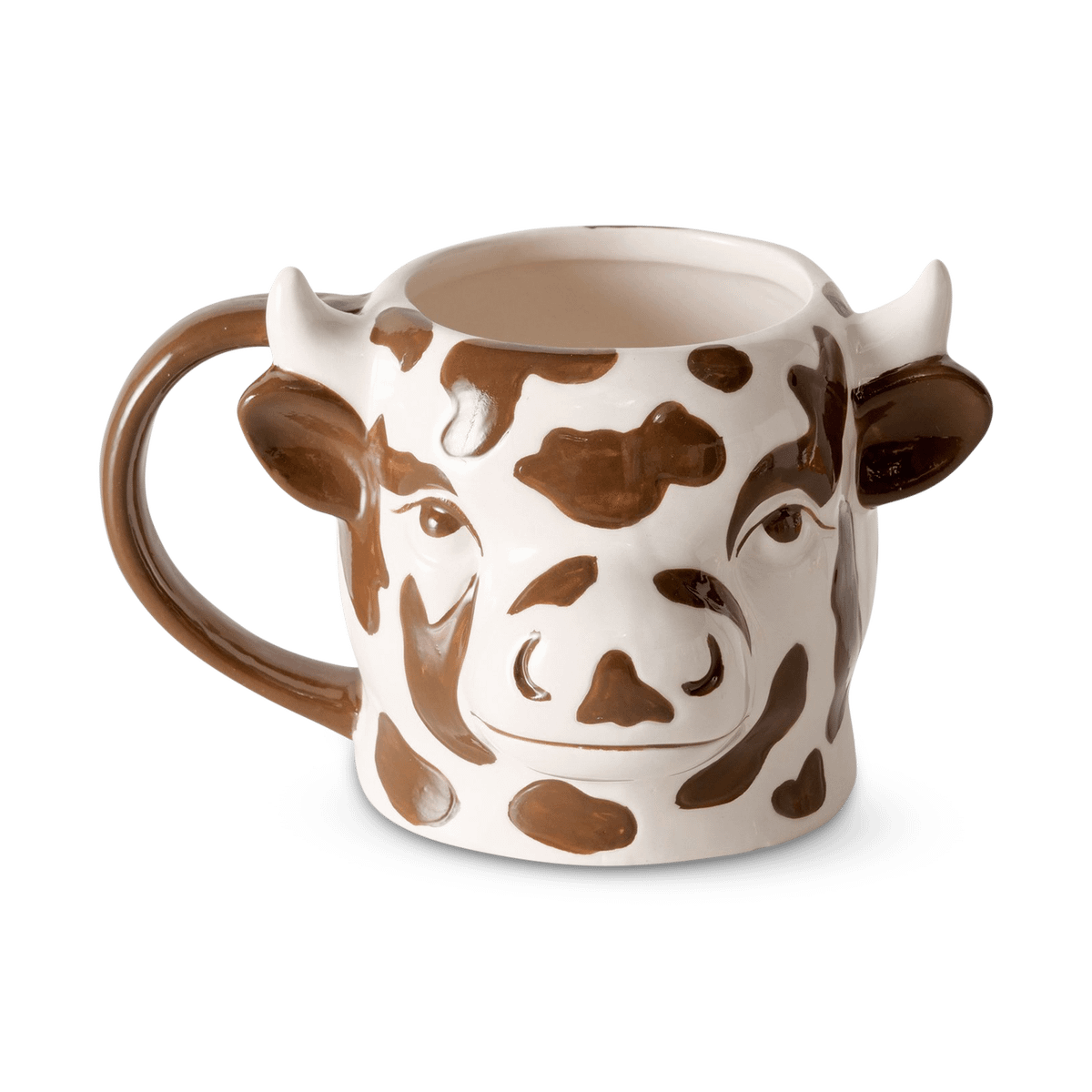 Mok MOTANA Koe 370ml Wit/Bruin