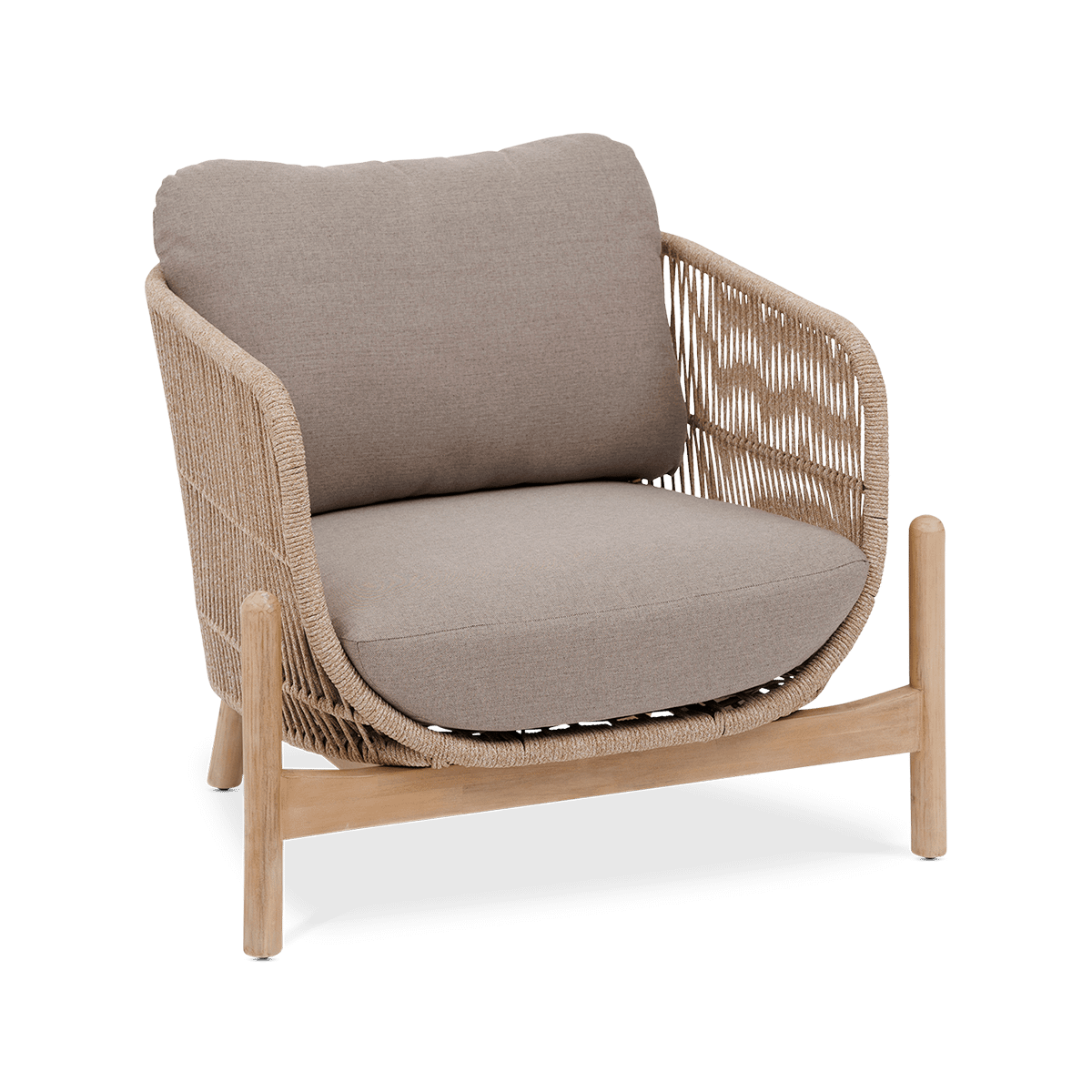 Fauteuil TRAPANI Acacia/Taupe