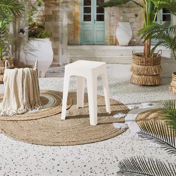 Tabouret SPLENTA Crème  Tabouret SPLENTA Crème