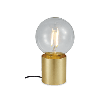 Tafellamp BABU Ø8 Geborsteld Goud Tafellamp BABU Ø8 Geborsteld Goud