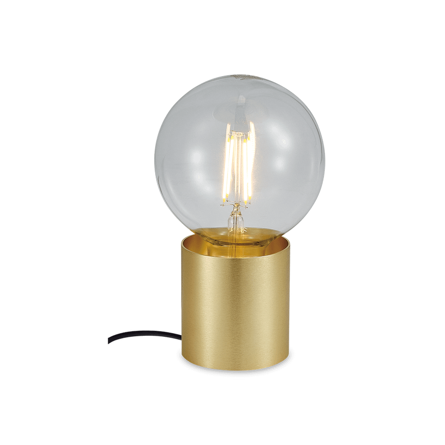 Tafellamp BABU Ø8 Geborsteld Goud Tafellamp BABU Ø8 Geborsteld Goud