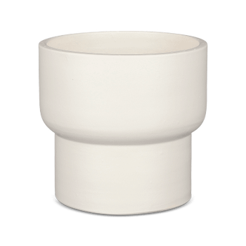 Bloempot RIVA Terracot. Wit M Bloempot RIVA Terracot. Wit M