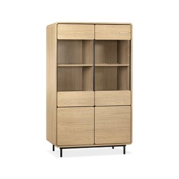 Vitrinekast LOUVRE (excl. LED) B122 Vitrinekast LOUVRE (excl. LED) B122