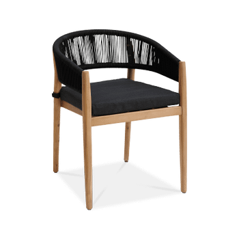 Armstoel VOLTERRA Acacia/Antraciet Armstoel VOLTERRA Acacia/Antraciet