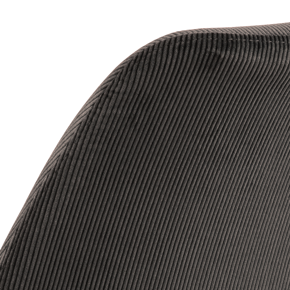 Kuipstoel KORDELIO Wind fabric anthracite 40