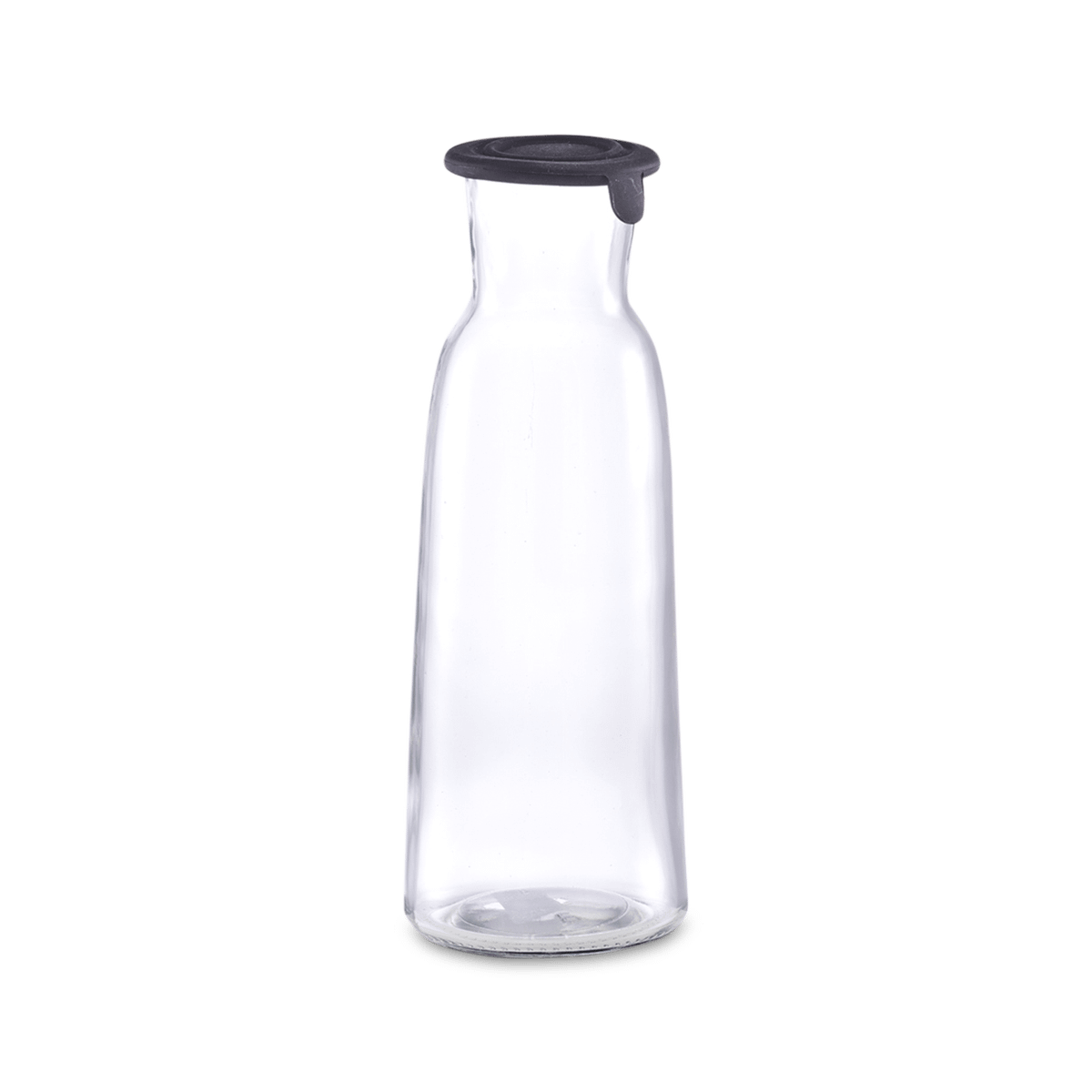 Karaf BLORK 1l Glas M/Deksel Zwart