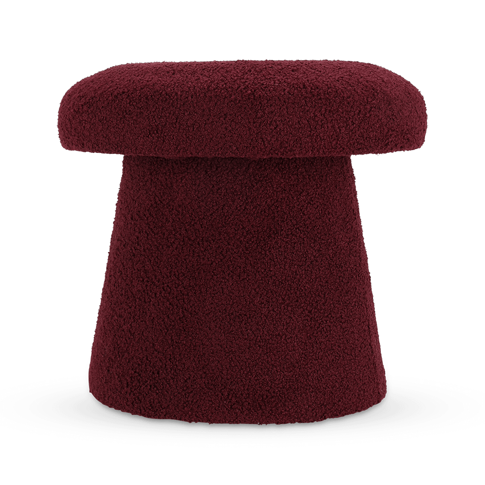 Poef MUSHROOM Teddy Wijnrood