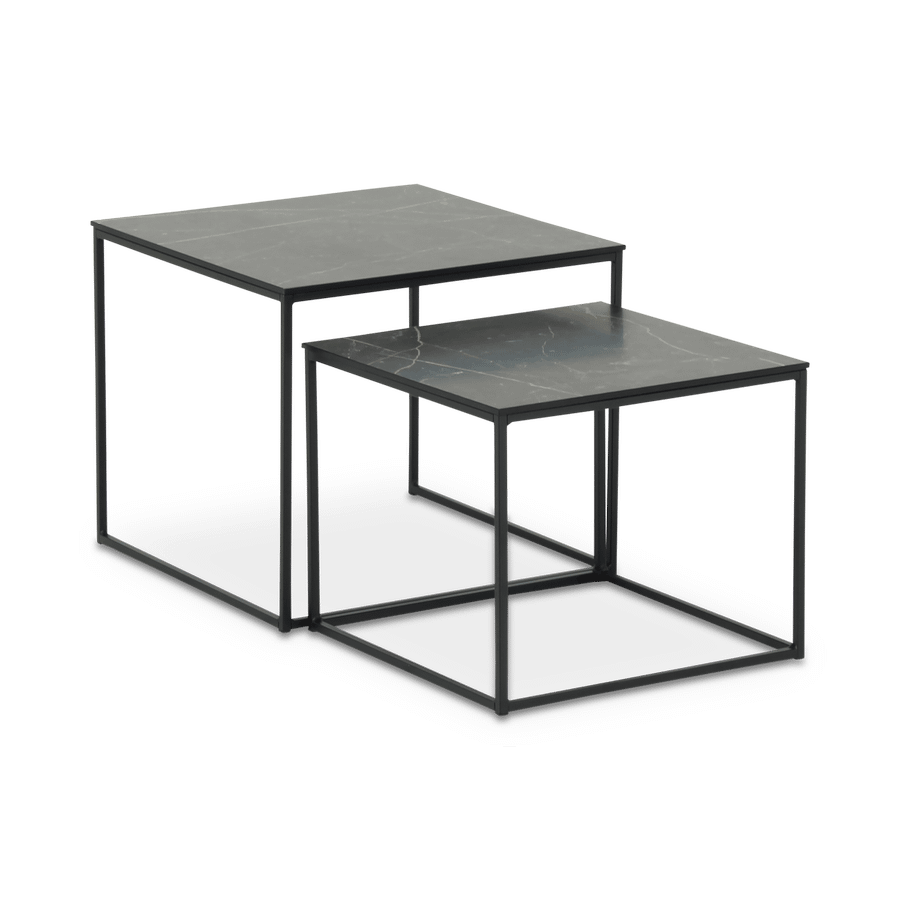 Bijzettafel Set van 2 MIC Marble Bromo Bijzettafel Set van 2 MIC Marble Bromo
