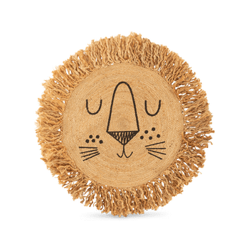 Kindertapijt LIONNE Leeuw Jute Nat. Kindertapijt LIONNE Leeuw Jute Nat.