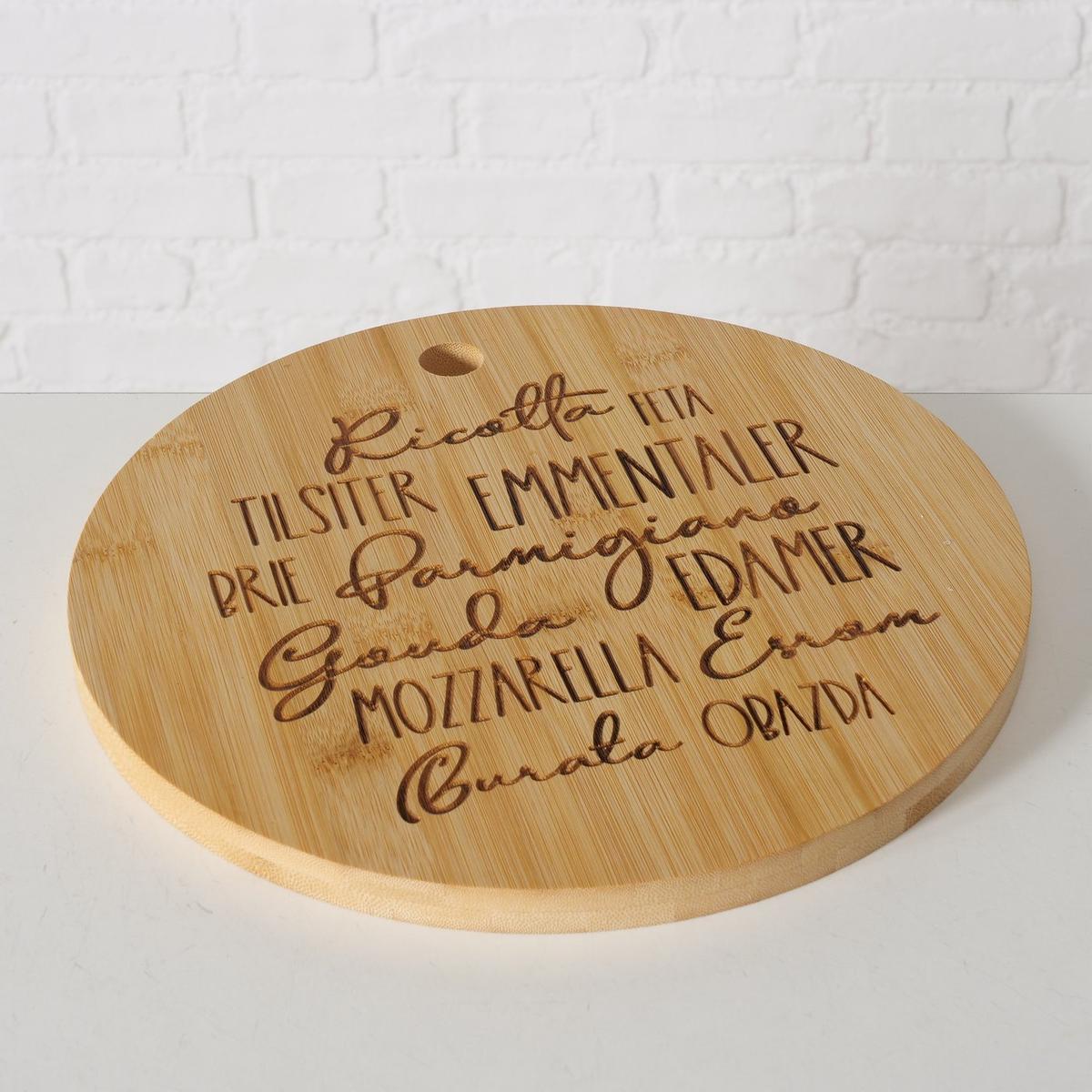Snijplank KAROLO Kaas Rond Bamboe