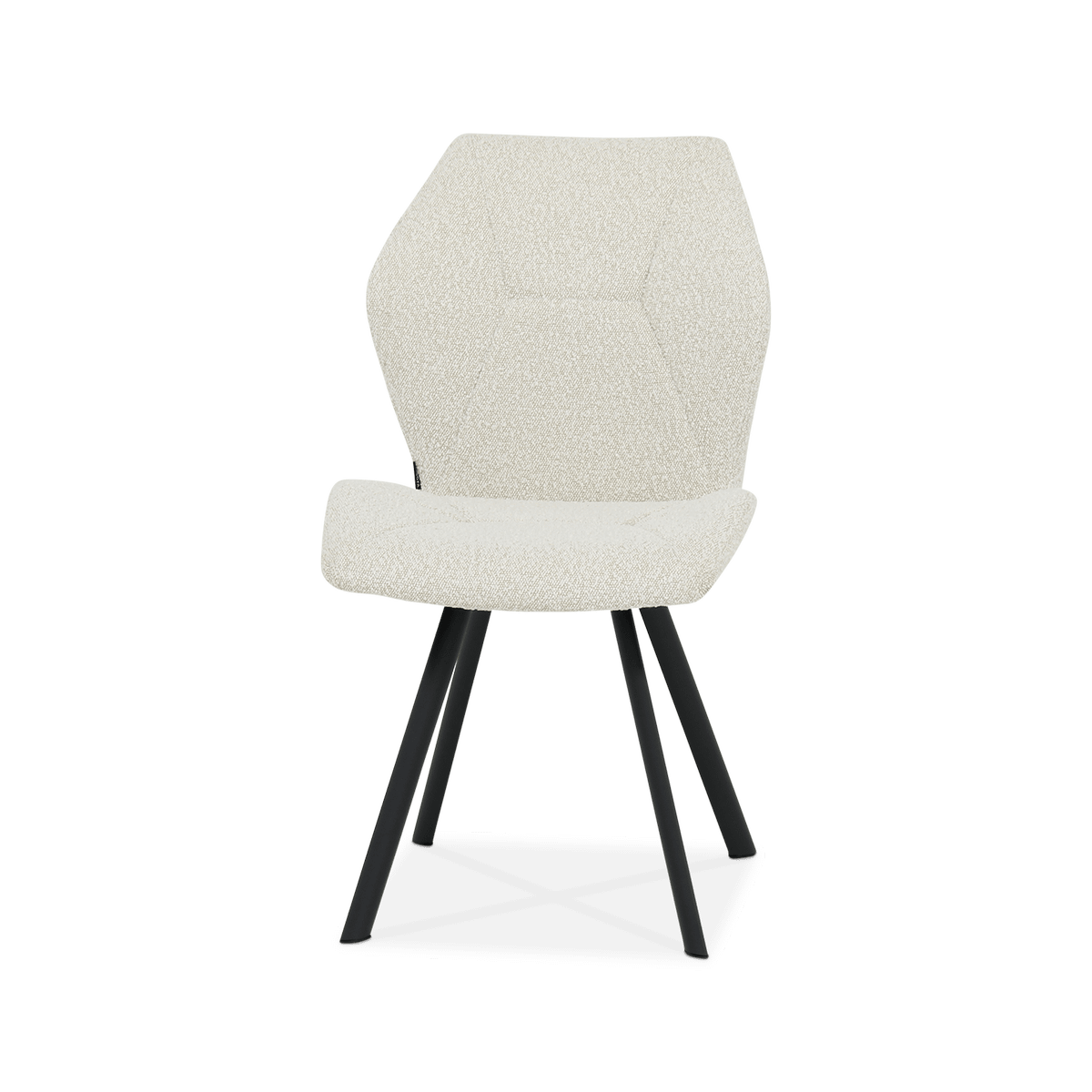 Eetkamer TEODOR: Dressoir + Vitrinekast + Eettafel ABBEY 200x100 + 4x stoelen ALECIO Pearl