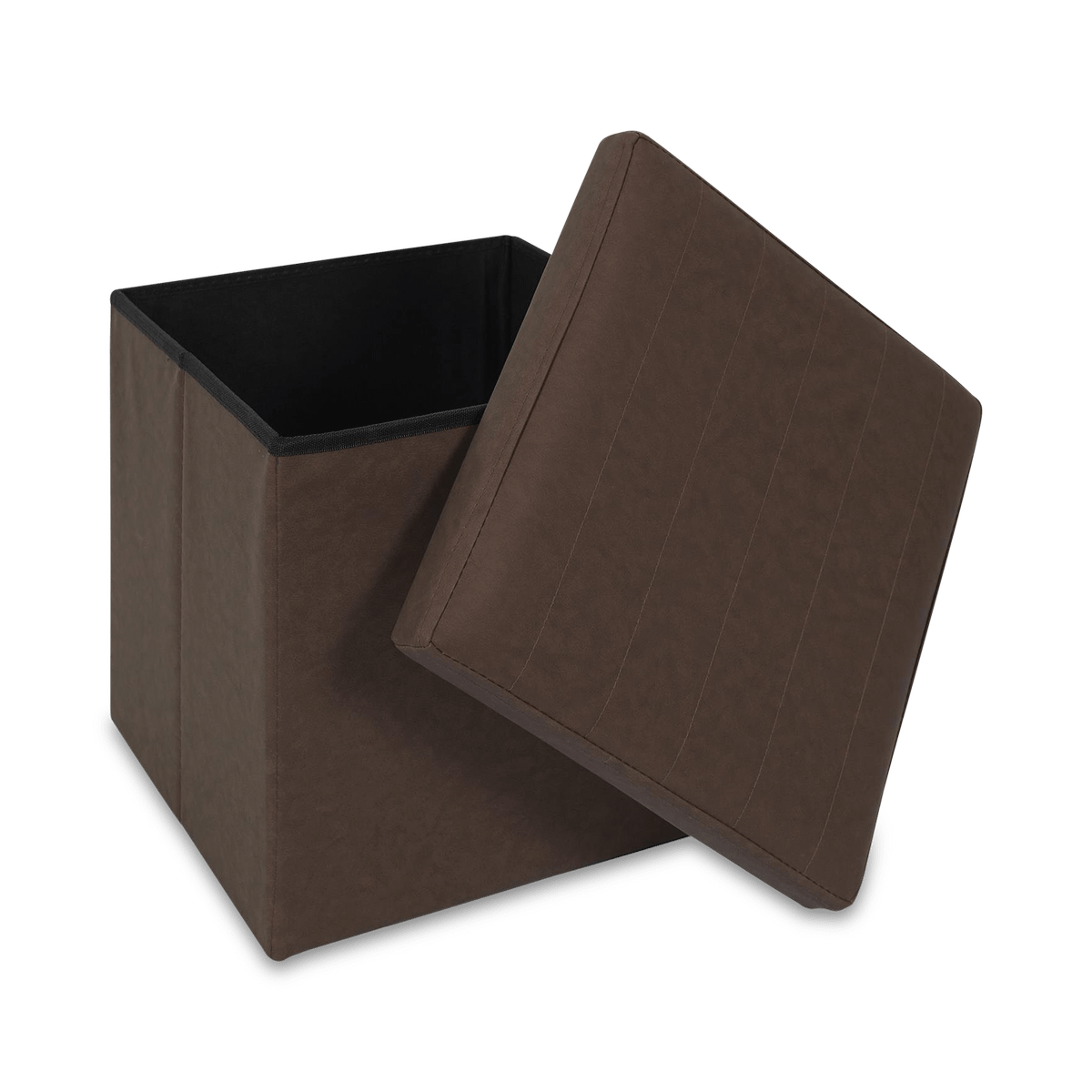 Opbergpouf BIZZOR VK Bruin
