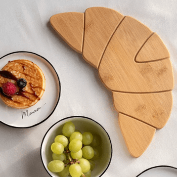 Serveerplank CROISSANT Bamboe Serveerplank CROISSANT Bamboe