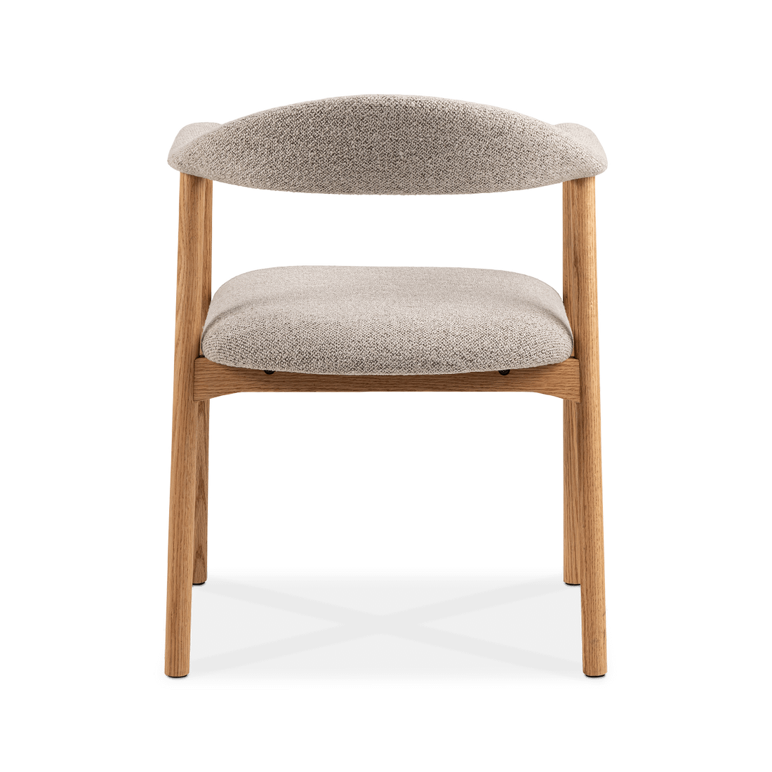 Armstoel COLETTE Monza Beige - Poot Eik Armstoel COLETTE Monza Beige - Poot Eik