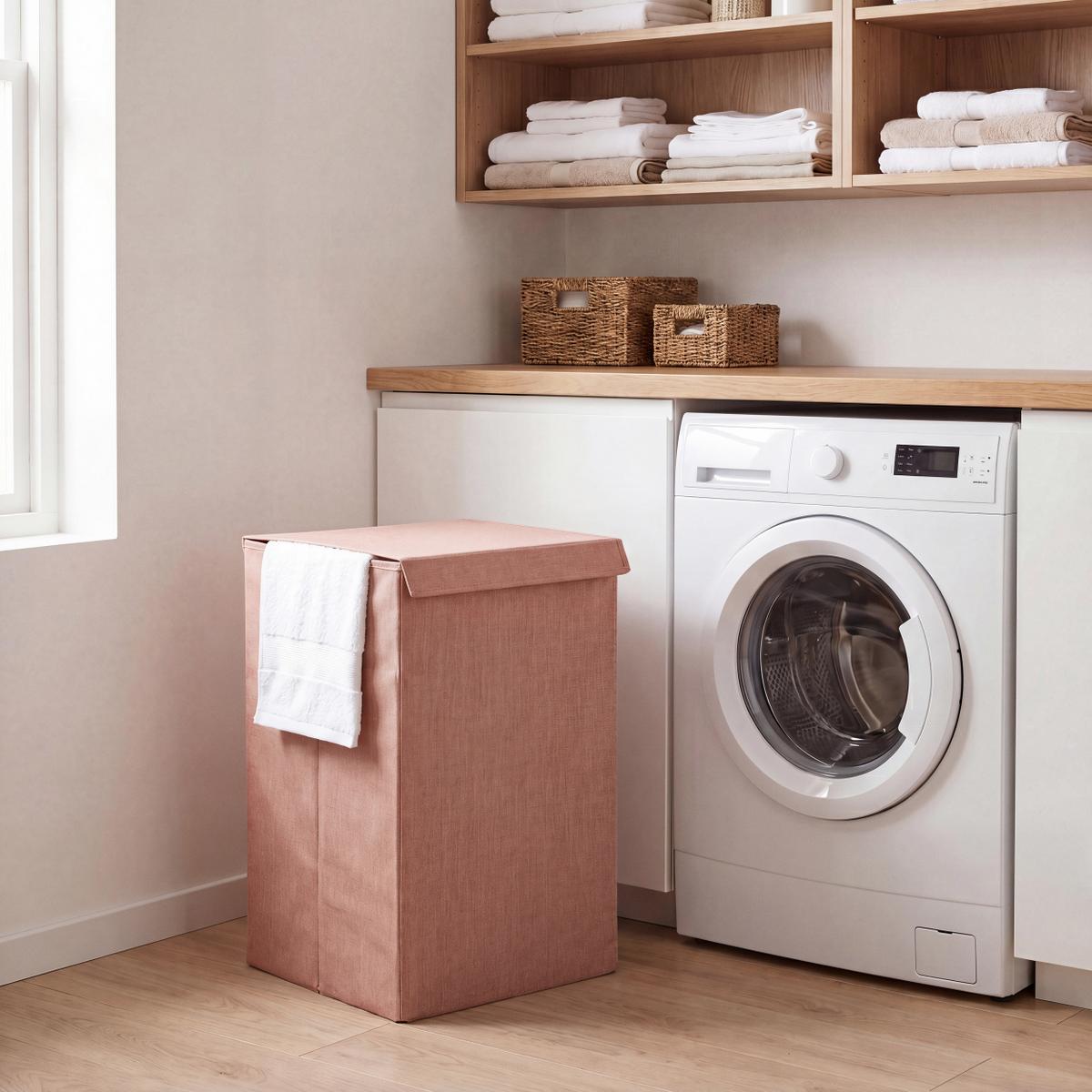 Linnenmand BRYN 74L Plooibaar Blush Roze