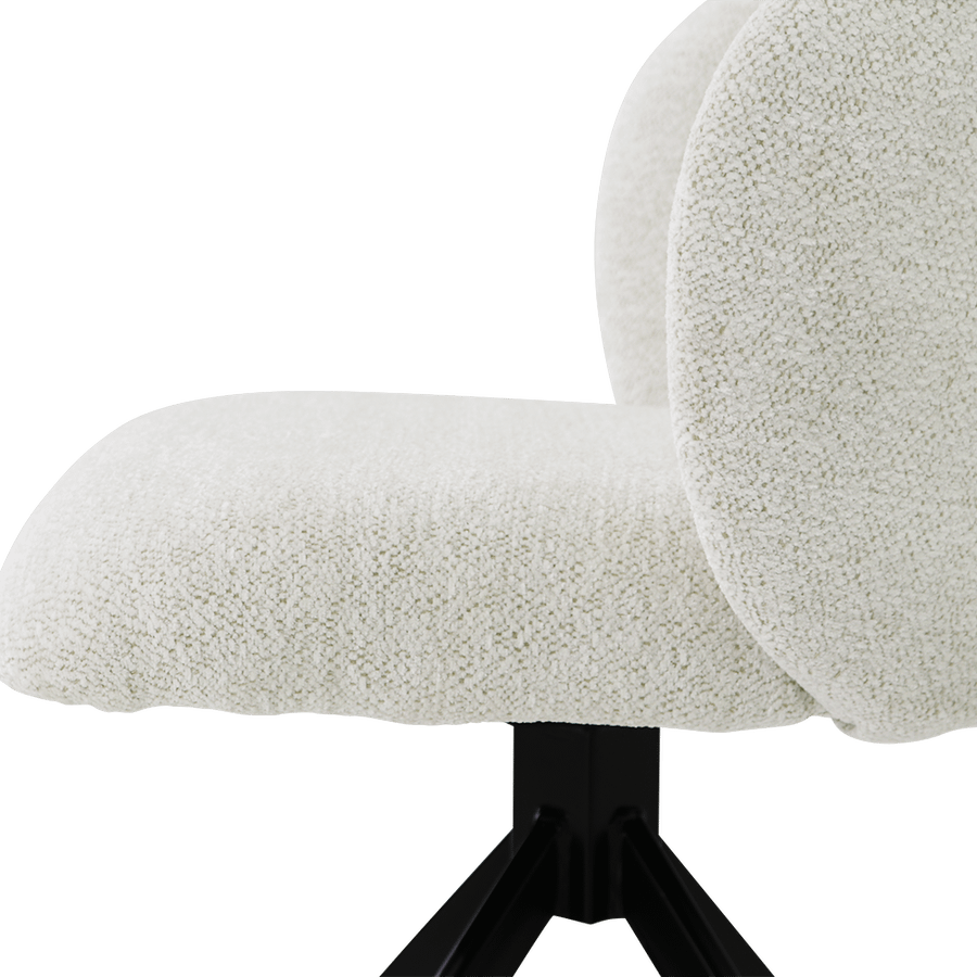 Stoel BALDER 180° Cream Pt Zwart Stoel BALDER 180° Cream Pt Zwart