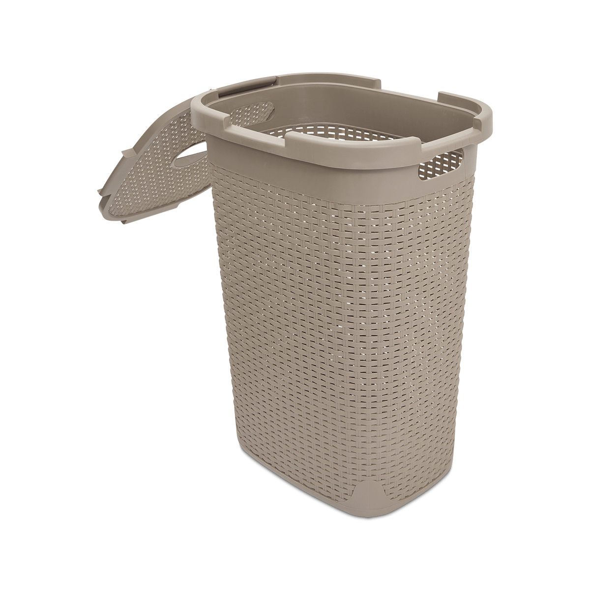 Wasmand CORBIA 60L met Deksel Linnen