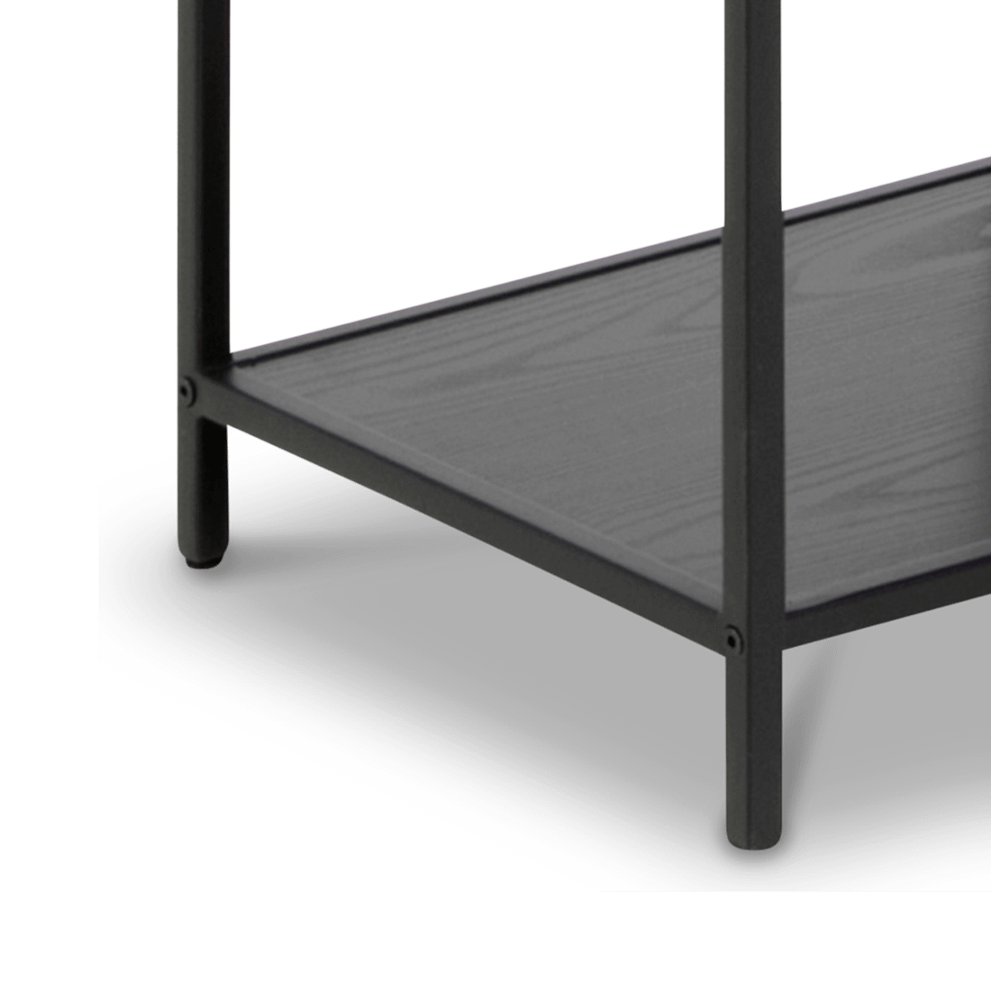 Boekenrek BOKSKAP Ash Black Assymetrisch B77 Boekenrek BOKSKAP Ash Black Assymetrisch B77