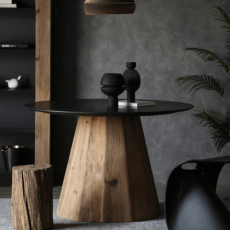 Eettafel LARISA Recycled Pine Ø120 Eettafel LARISA Recycled Pine Ø120