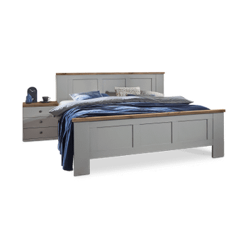 Bedkader NAVAN Kiezelgrijs/Noors Eiken 180x200 Bedkader NAVAN Kiezelgrijs/Noors Eiken 180x200