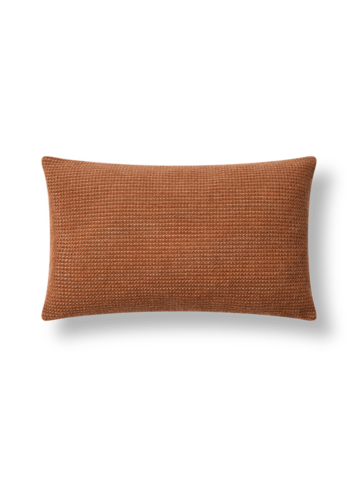 Kussenhoes Elira van wol en katoen oranje 40 x 60 cm