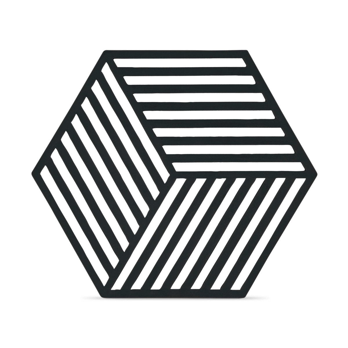 Potonderzetter HEXAGON Sil. Black