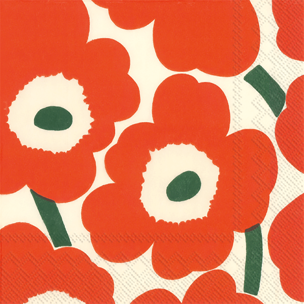 Servet UNIKKO S/20 Oranje/Groen