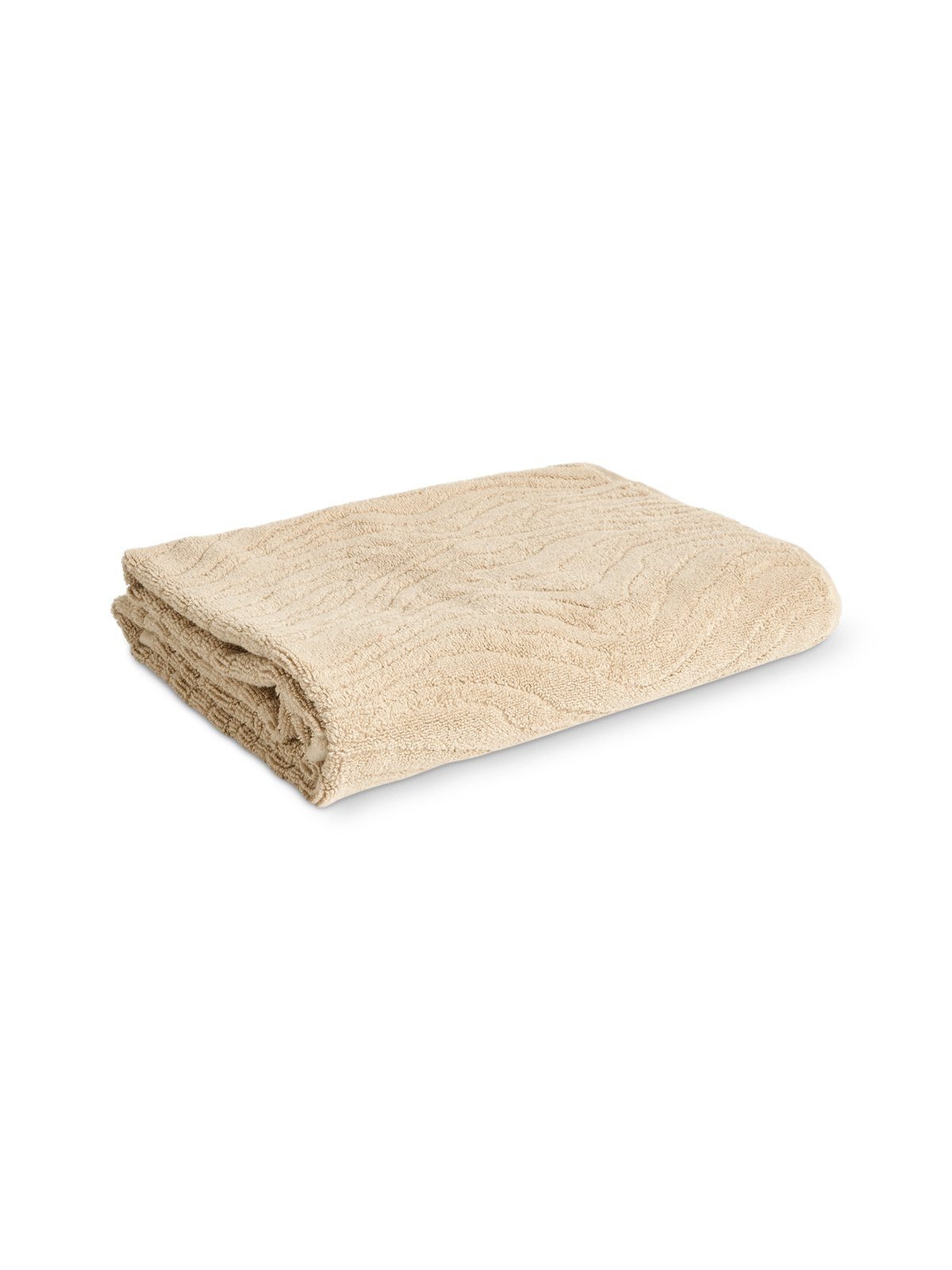 Badhanddoek Dalira 100% Katoen Jacquard Zebra Beige