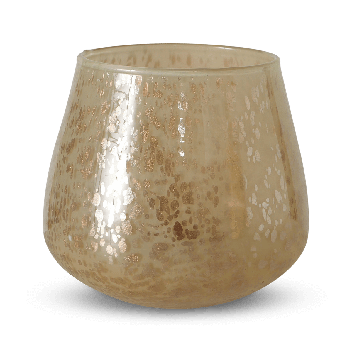 Theelichthouder HELECTA L Glas Goud