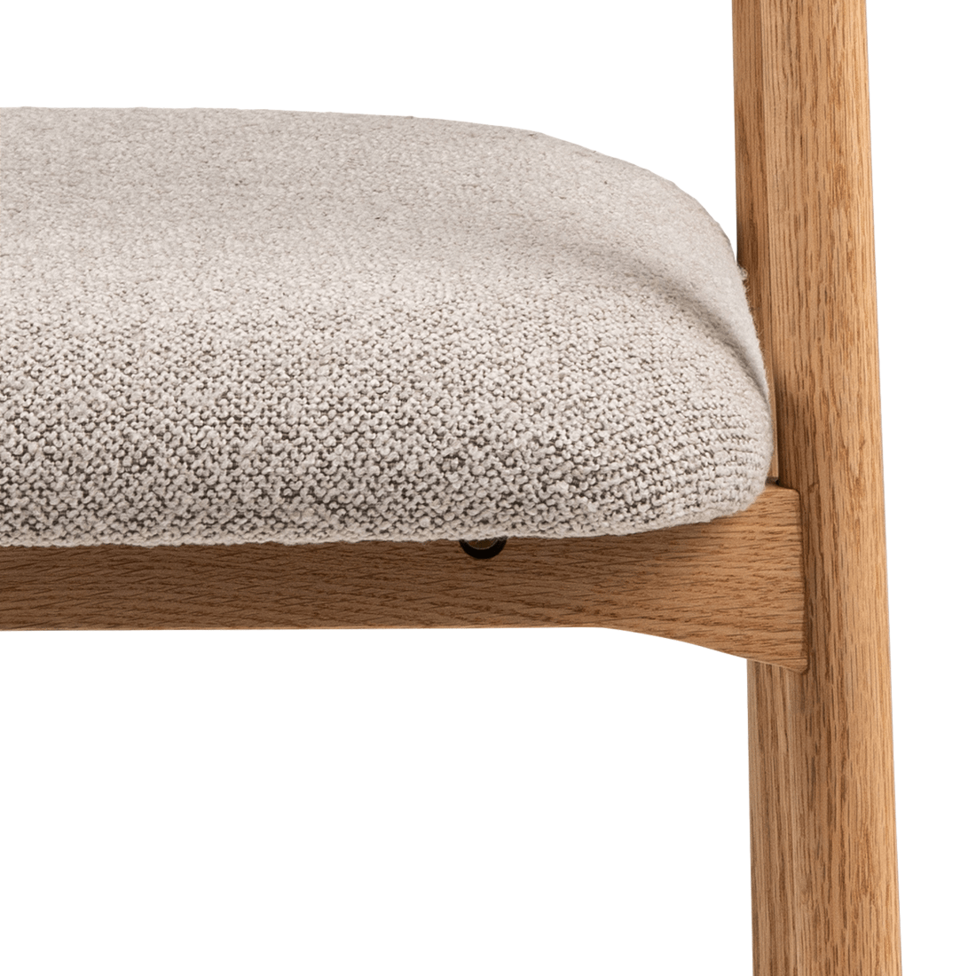 Armstoel COLETTE Monza Beige - Poot Eik Armstoel COLETTE Monza Beige - Poot Eik