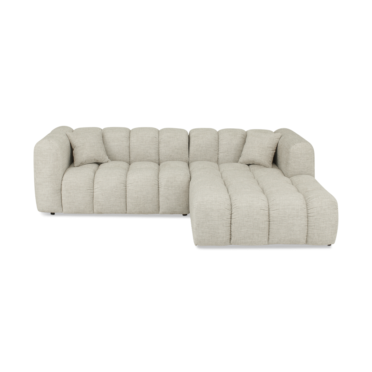 Hoeksalon CELESTE Longchair Rechts Ivory B265
