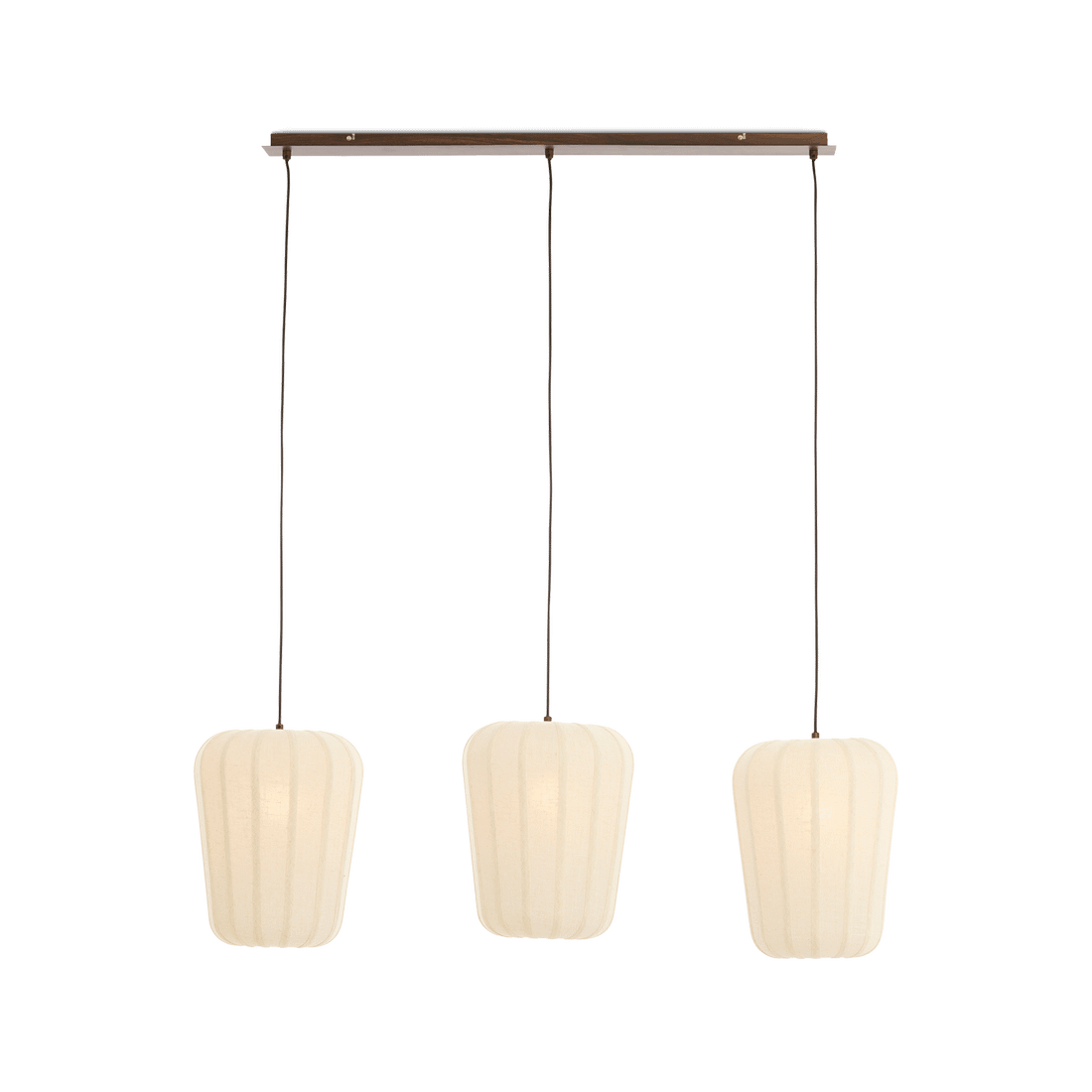 Hanglamp BIBURY 3Del. Bruin/Wit Hanglamp BIBURY 3Del. Bruin/Wit