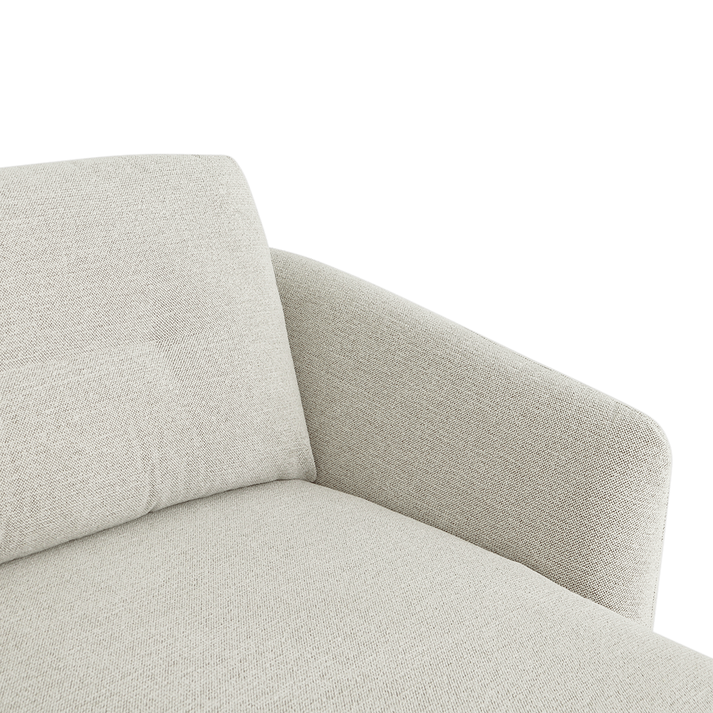 Hoeksalon UMBRIEL Longchair Rechts Beak Beige B343