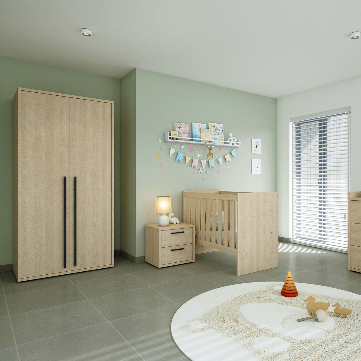 Kleerkast BABETTE Eik B102