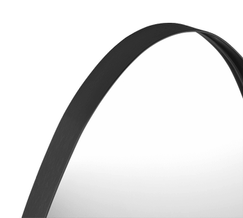 Spiegel BRITS Organanisch L Metaal Zwart Spiegel BRITS Organanisch L Metaal Zwart