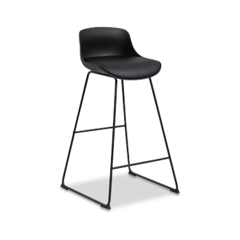 Barstoel NECTAR PU Leather Look Black - ZH76cm Barstoel NECTAR PU Leather Look Black - ZH76cm