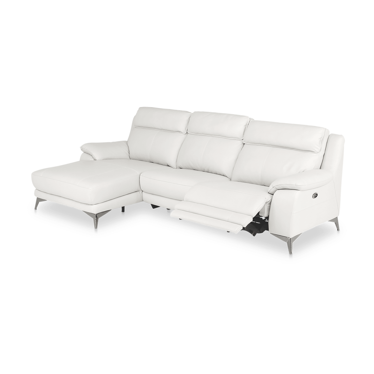 Hoeksalon DORIAN Longchair Links Frost