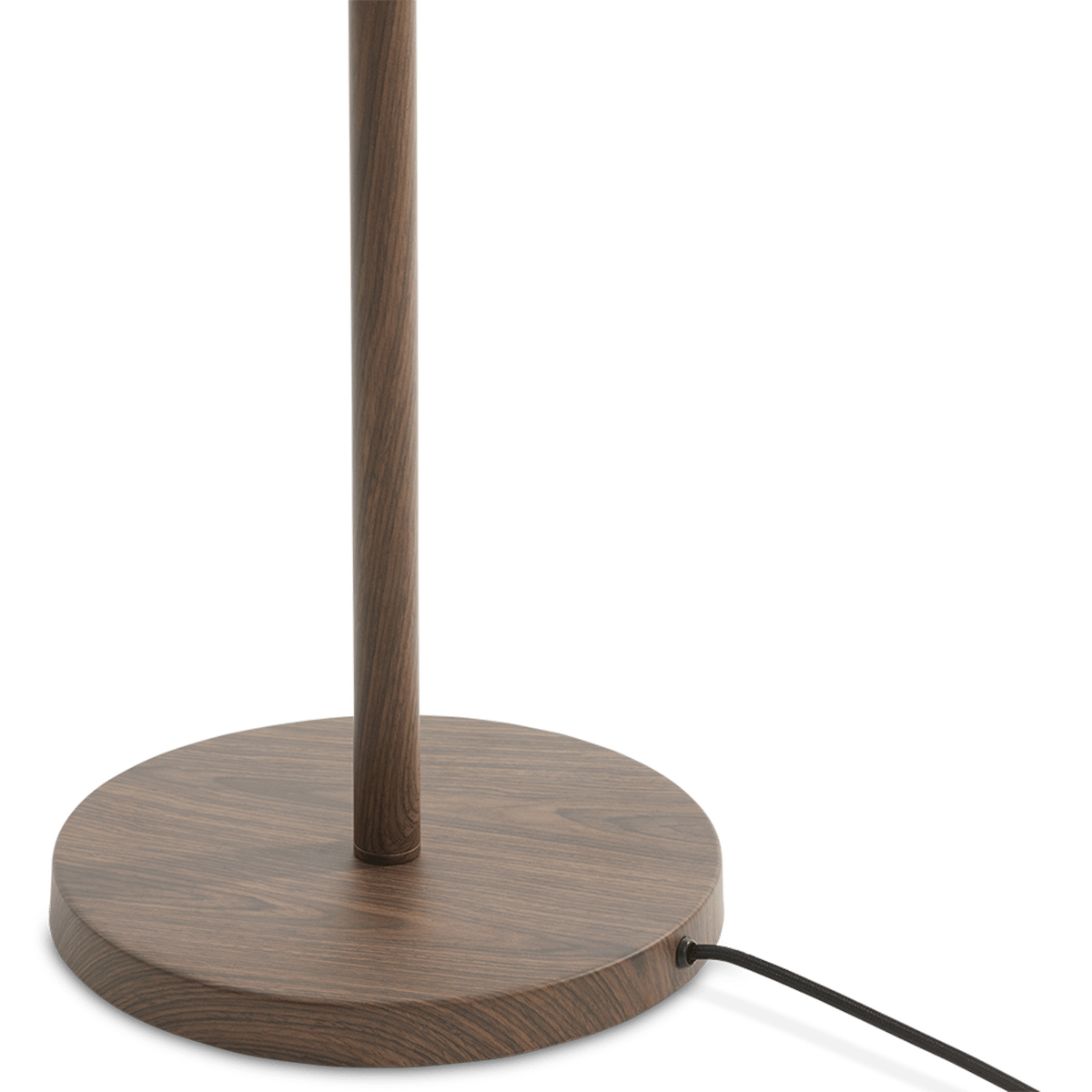 Lampvoet WASHINGTON Vloerlamp Houtlook Donkerbruin