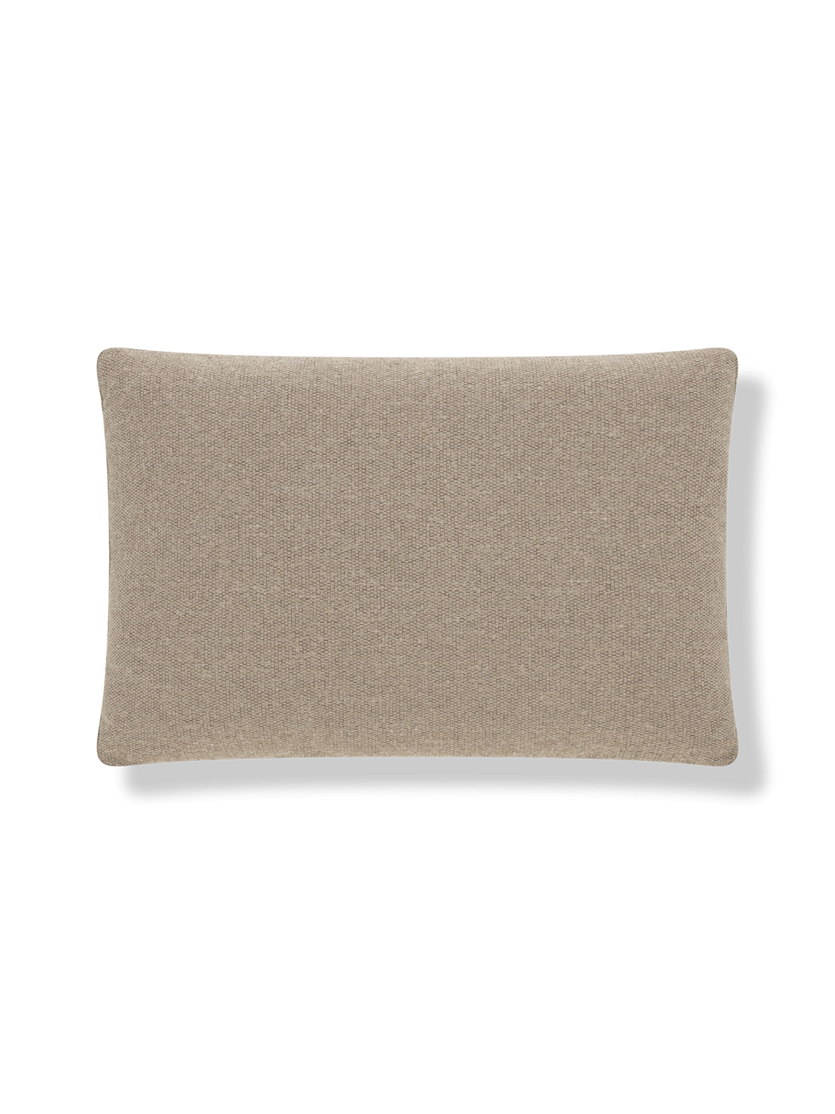 Blok-kussen in chenille beige 40 x 60 cm
