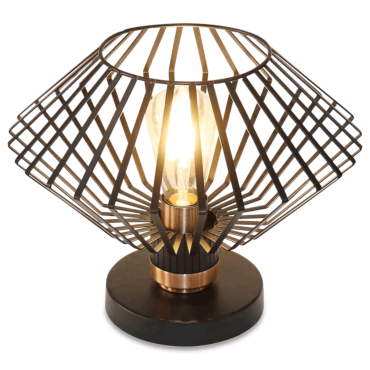 Tafellamp SHURU Zwart/Koper