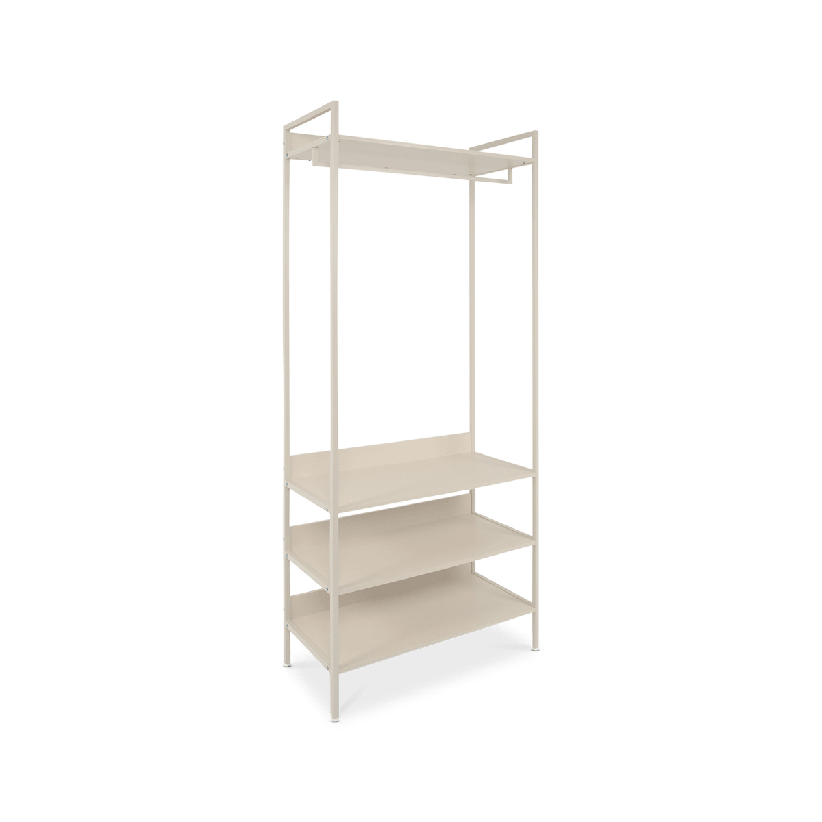 Wandkast LYRA met Roede/3 Leggers Beige B84