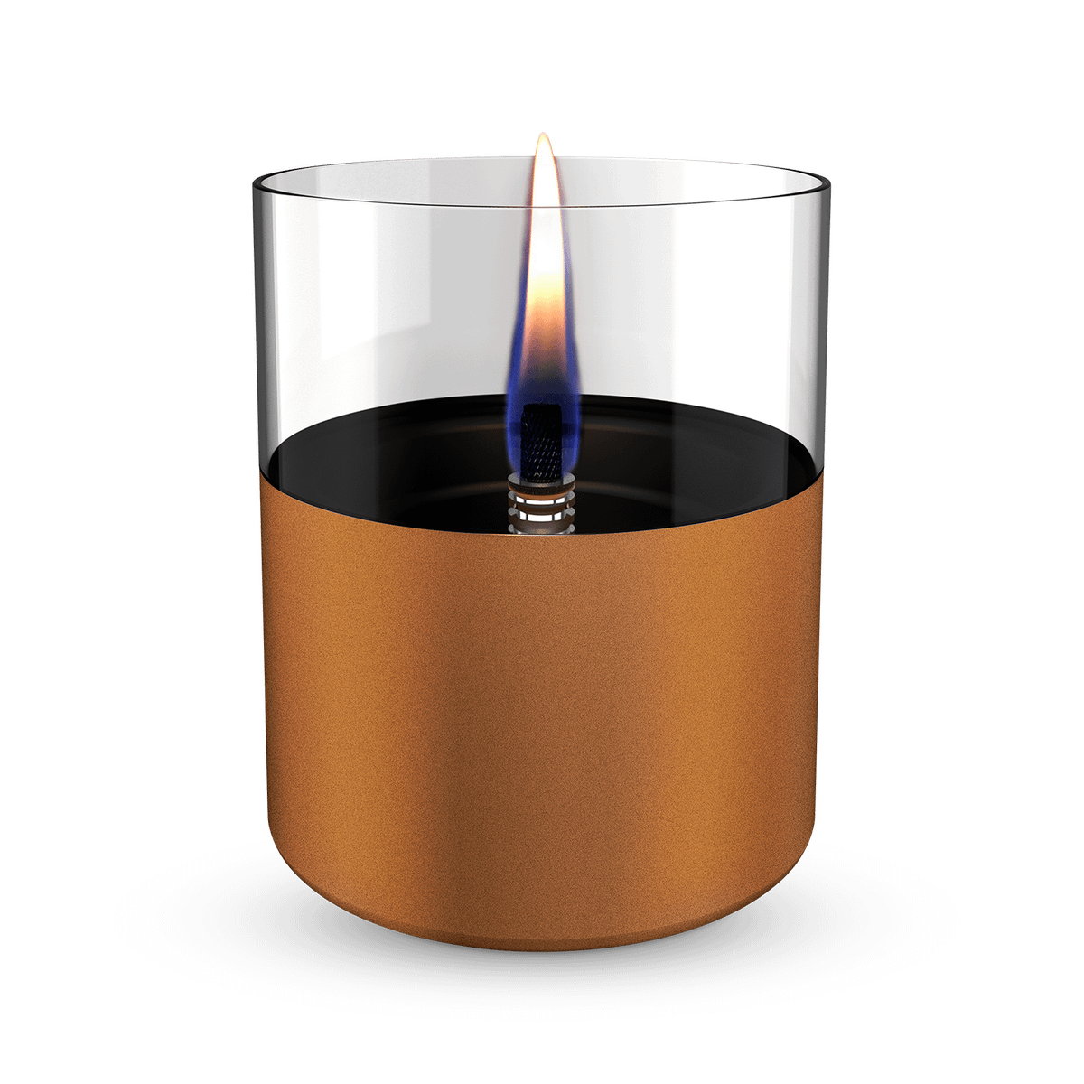 Kaars LILLY Glas Koper